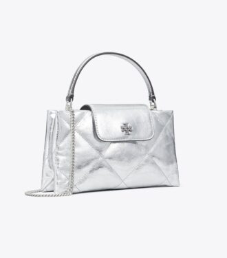Sac à poignées métalliques matelassé Kira Diamond