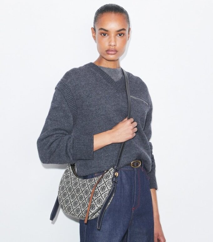 Sac Romy Half Moon avec T Monogram Sac Romy Half Moon avec T Monogram
