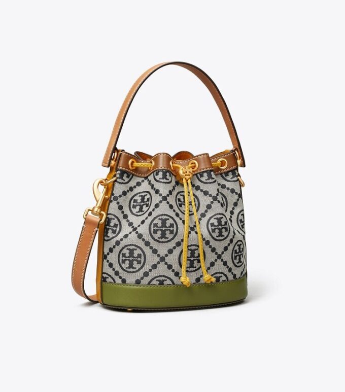 Sac seau color block avec monogramme T Monogram Sac seau color block avec monogramme T Monogram