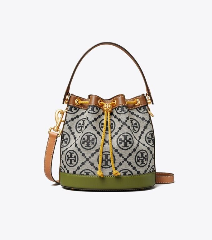 Sac seau color block avec monogramme T Monogram Sac seau color block avec monogramme T Monogram