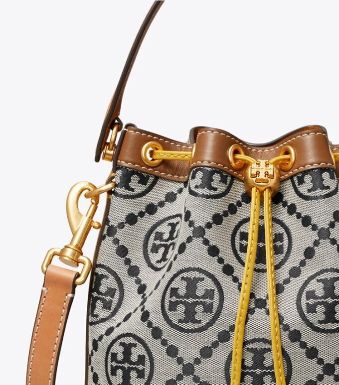 Sac seau color block avec monogramme T Monogram Sac seau color block avec monogramme T Monogram