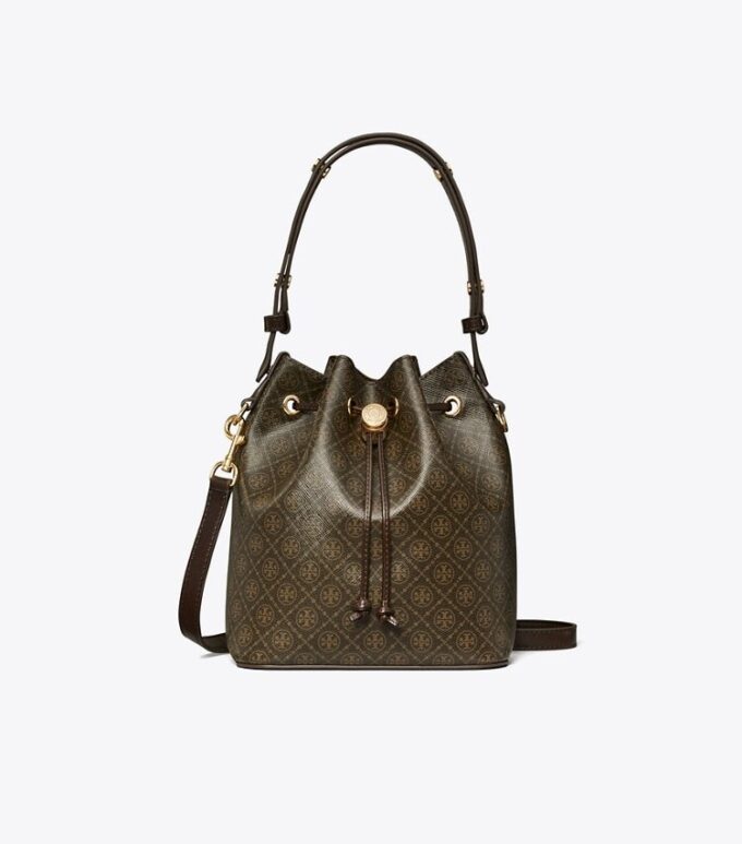 Sac seau en toile enduite T Monogram Sac seau en toile enduite T Monogram