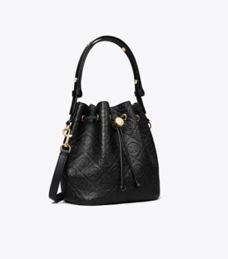 Sac seau grainé T Monogram
