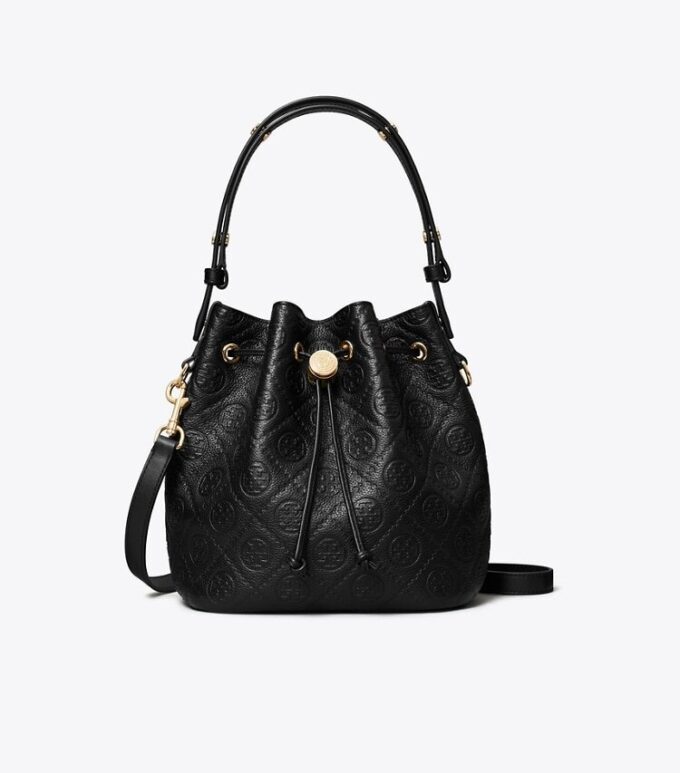 Sac seau grainé T Monogram Sac seau grainé T Monogram