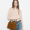 Sac seau Romy en daim Sac seau Romy en daim
