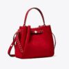 Sac seau Romy en daim avec surpiqûres Sac seau Romy en daim avec surpiqûres