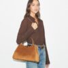 Sacoche Eleanor en daim Sacoche Eleanor en daim