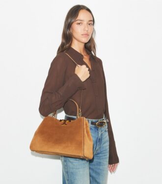 Sacoche Eleanor en daim