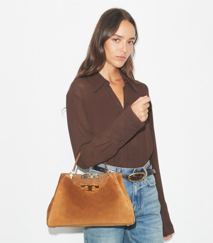 Sacoche Eleanor en daim Sacoche Eleanor en daim