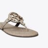 Sandales Miller en cuir gaufré