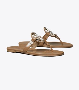 Sandales souples Miller en métal