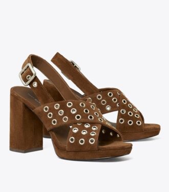 Sandales à talons croisés