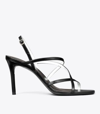 Sandales à talons et à lanières multiples