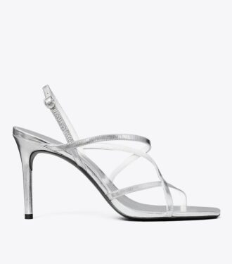 Sandales à talons et à lanières multiples