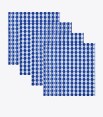 Serviette de table en vichy, lot de 4