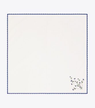 Set de 4 serviettes brodées Jolie Fleur