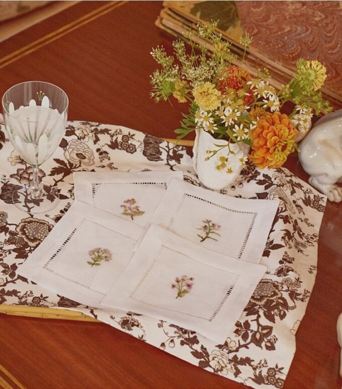 Set de 4 sets de table Happy Times Bouquet Set de 4 sets de table Happy Times Bouquet
