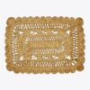 Set de 4 sets de table rectangulaires en jute Set de 4 sets de table rectangulaires en jute