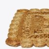 Set de 4 sets de table rectangulaires en jute Set de 4 sets de table rectangulaires en jute