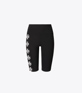 Short de cyclisme compressif avec logo Short de cyclisme compressif avec logo