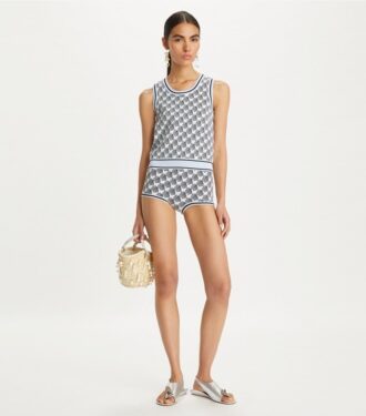 Short en jacquard de viscose