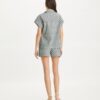 Short en popeline de coton imprimé