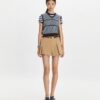 Short plissé en micro-twill Short plissé en micro-twill