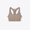 Soutien-gorge à dos nageur et rayures imprimées sur les côtés Soutien-gorge à dos nageur et rayures imprimées sur les côtés
