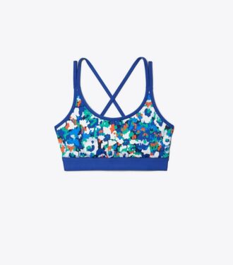 Soutien-gorge imprimé à bretelles croisées dans le dos Soutien-gorge imprimé à bretelles croisées dans le dos
