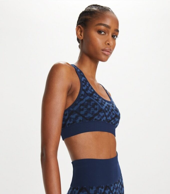 Soutien-gorge sans coutures en jacquard Prismatic T Monogram Soutien-gorge sans coutures en jacquard Prismatic T Monogram