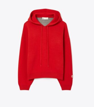 Sweat à capuche en laine