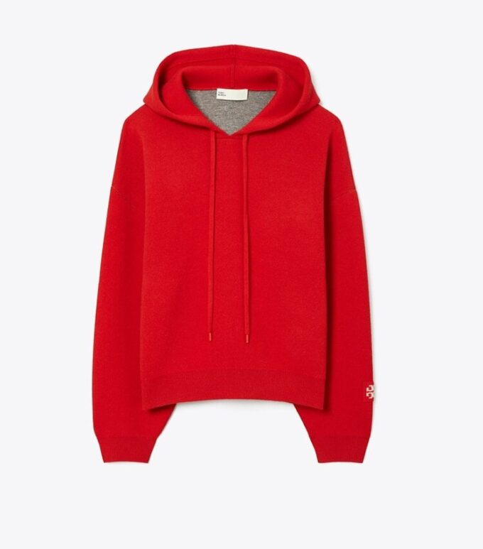 Sweat à capuche en laine
