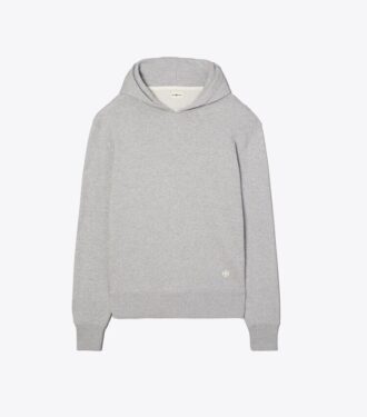 Sweat à capuche en molleton français mélangé