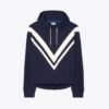 Sweat à capuche en molleton français à motif chevron Sweat à capuche en molleton français à motif chevron