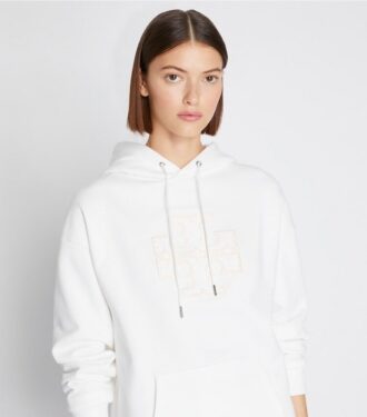Sweat à capuche épais en molleton français avec logo