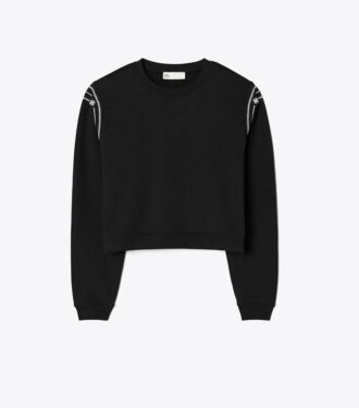 Sweat-shirt en molleton français brodé Sweat-shirt en molleton français brodé