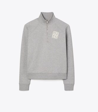 Sweat-shirt en molleton français brodé