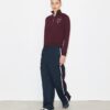 Sweat-shirt en molleton français à cœur et surpiqûres Sweat-shirt en molleton français à cœur et surpiqûres