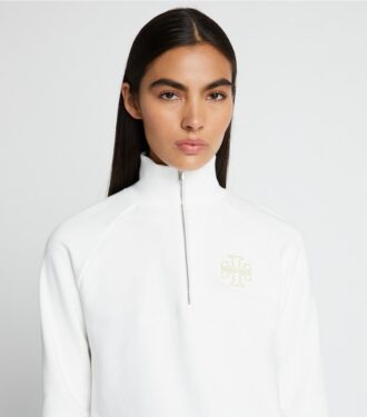 Sweat-shirt épais en molleton français à demi-zip Sweat-shirt épais en molleton français à demi-zip