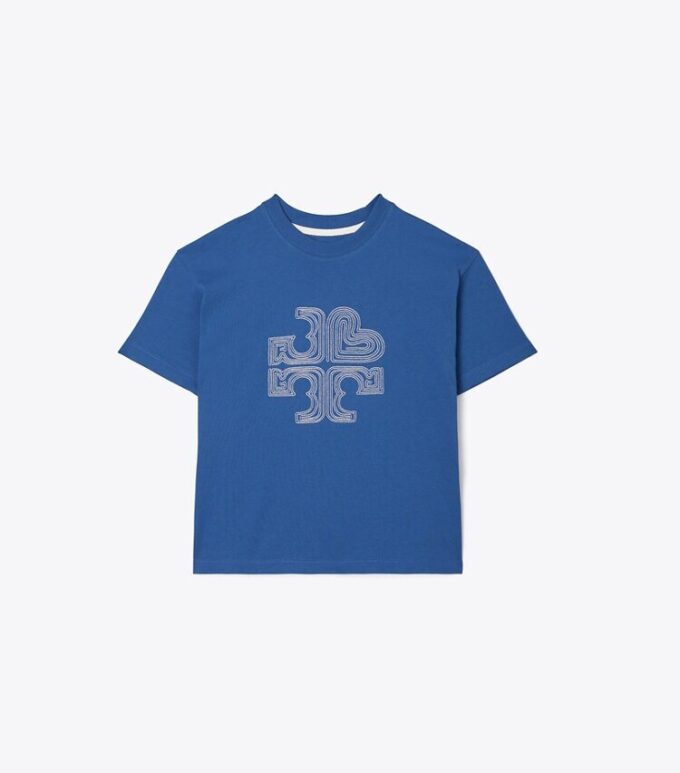 T-shirt avec logo cœur brodé T-shirt avec logo cœur brodé