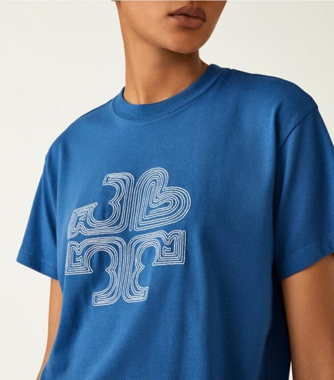 T-shirt avec logo cœur brodé T-shirt avec logo cœur brodé