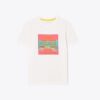T-shirt avec patch logo graphique T-shirt avec patch logo graphique