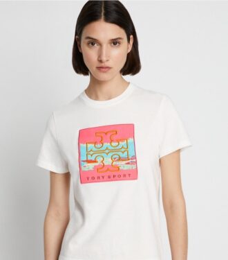 T-shirt avec patch logo graphique