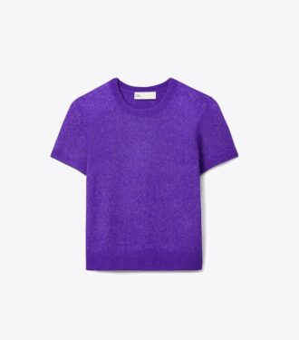 T-shirt en cachemire et soie T-shirt en cachemire et soie