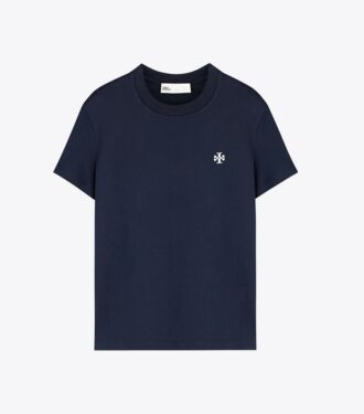 T-shirt en coton avec logo brodé
