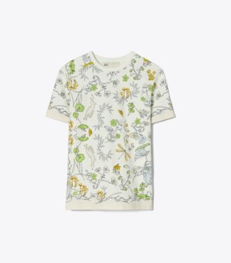 T-shirt en coton imprimé