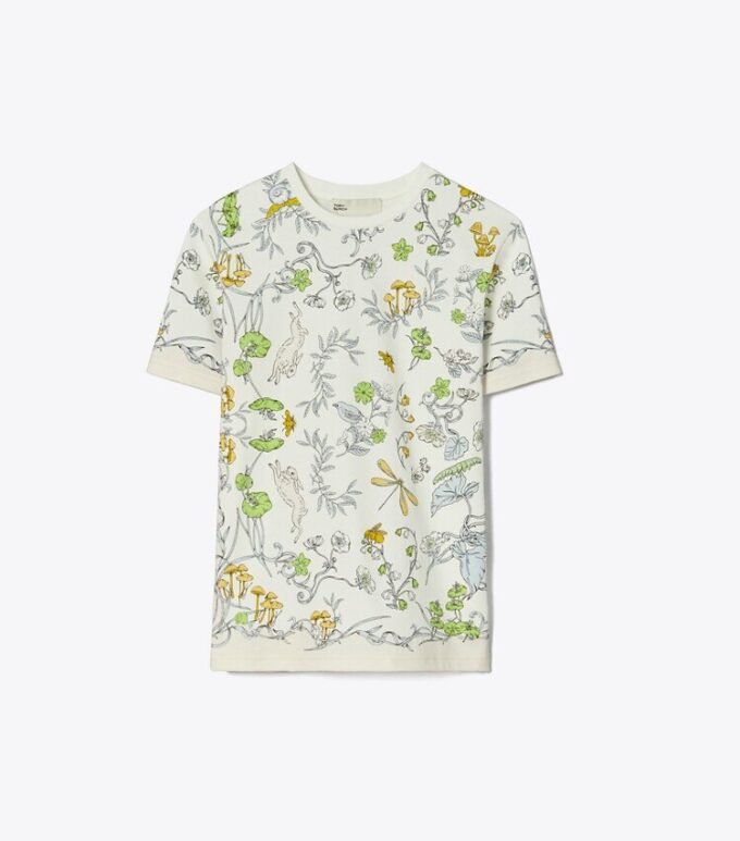 T-shirt en coton imprimé T-shirt en coton imprimé