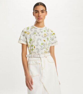 T-shirt en coton imprimé