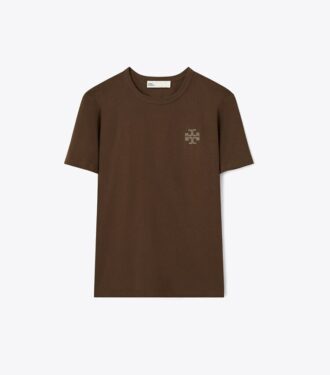 T-shirt à logo orné