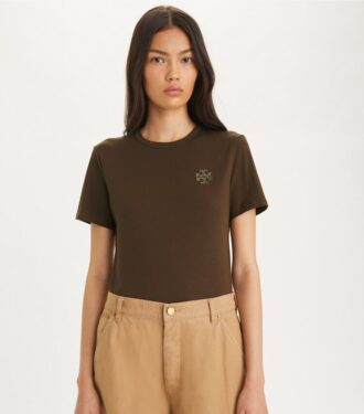 T-shirt à logo orné